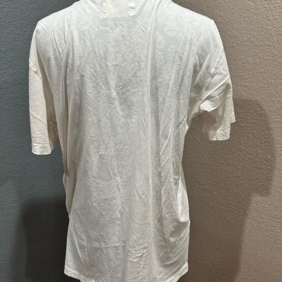 Sol Angeles White Floral Graphic Tee. NWOT Minimalist - Picture 4 of 8
